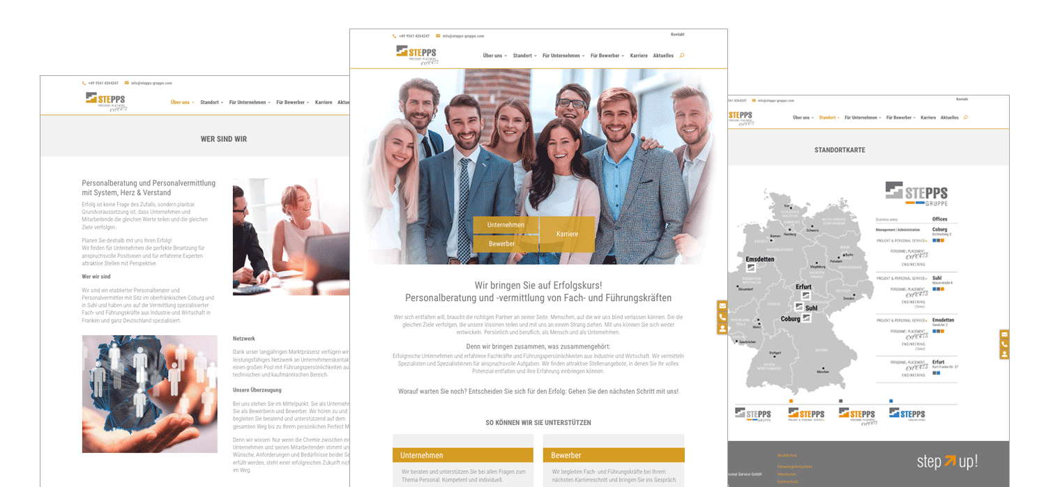 Web: STEPPS Projekt & Personal Service GmbH, Coburg-Scheuerfeld
